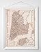New York City Map Art From 1844 - Old City Street NYC Map, Antique Wall Hanging Home and Office Decor, Classic Gift for Old Map Collectors, 11x14 Unframed Patent Print Poster