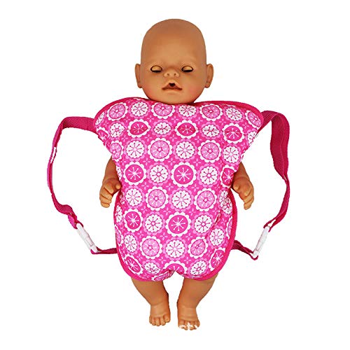 2 Pack Baby Doll Backpack Doll Carrier Doll Accessories Doll Sleeping Bag Girl's Birthday Christmas Gift Sleepover Slumber Party American Girl My Life Our Generation Madame Alexander