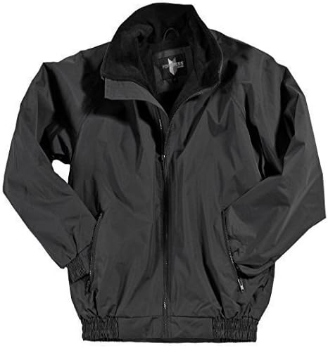 Mountain PassMens Branded Waterproof Windproof Harris Bomber Jacket Coat Front & Inside Zipped Pockets Taped Seams Anti Pill Fleece Lining Large Embroidery Access Workwear Fishing Walking Casual Fashion Vintage