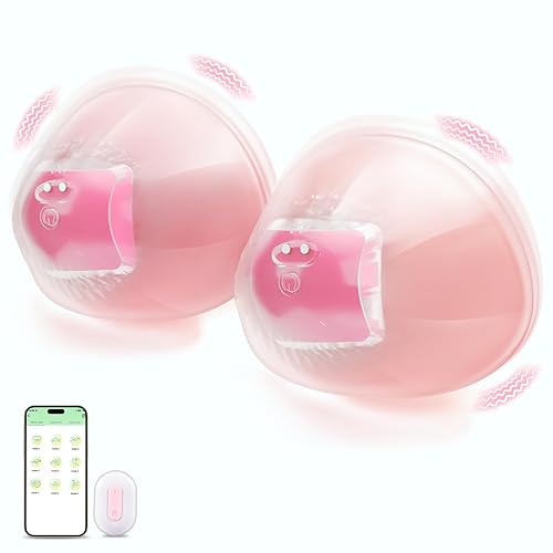Vibrating Nipple Stimulator with App Remote Control，10 Vibrating Modes  Wireless Nipple Vibrator Clamping Massager for Fublic Nipple Pleasure,  Nipple Sex Toy Women Breast Massager for Couples, White in Saudi Arabia