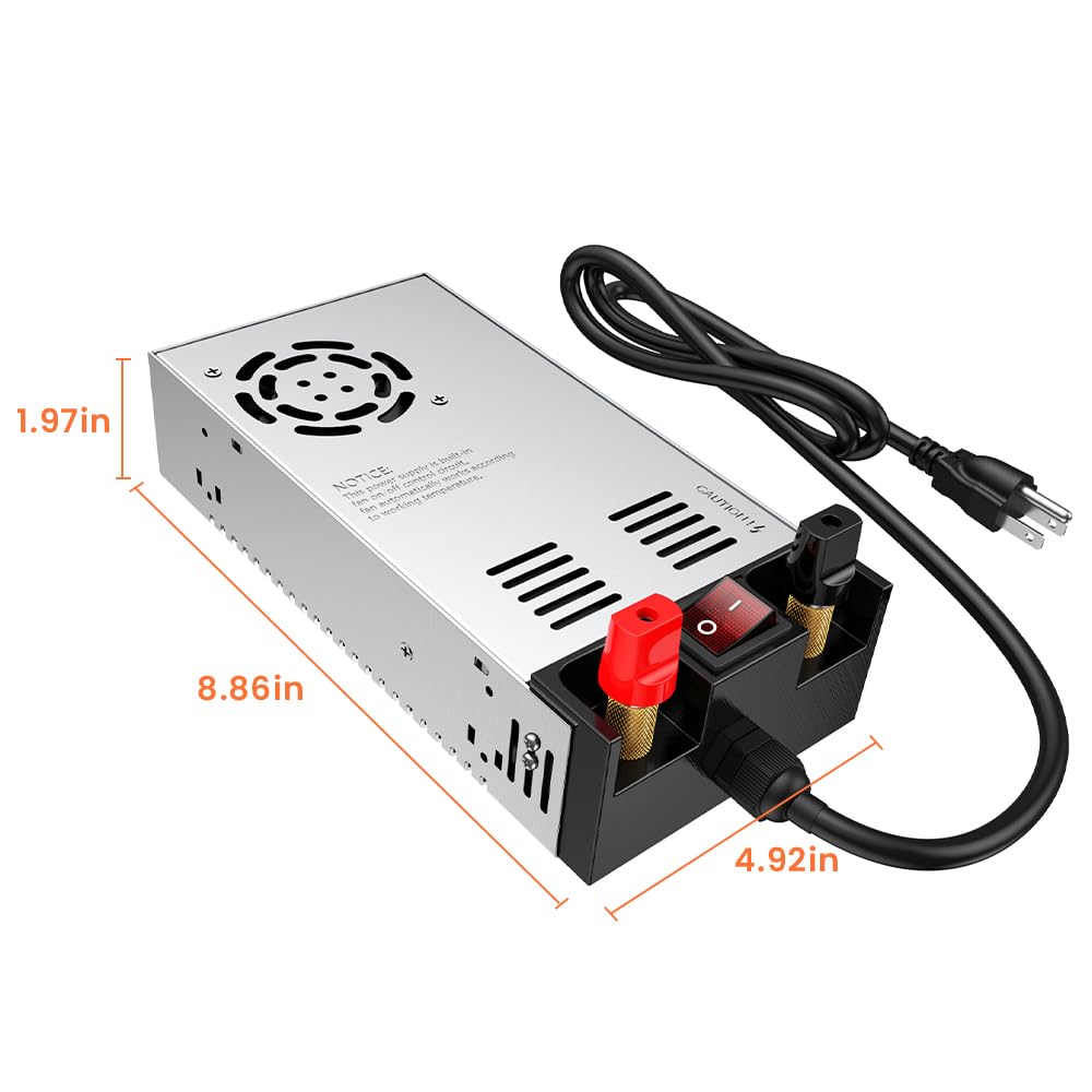 DENFIX Denfix SMPS 110V AC to 12V DC Converter Power Supply Adapter Switch Transformer Max 50A 600W (with Switch)