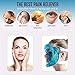 Hot Cold Facial Ice Mask Face Gel Pad Freezable, Reusable- for Swollen Face, Puffy Eyes, Dark Circles, Headache, Migraine, Sinus Relief