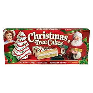 Amazon.com : Little Debbie Christmas Tree Cakes (Vanilla ...