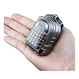 Raleighsee PUBG Game Perimeter Products Big Set Necklaces Key Chain A Brooch Earrings Ring Level 3 Helmet Pan AK There All Have by (Level 3 Backpack)