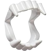 DELIGHTBOX 12 Vampire Fangs Plastic Teeth, Werewolf Masquerade Teeth Dress Up Costume Fangs Halloween Cosplay Party Favors for Supplies Masquerade Christmas