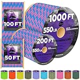 TECEUM Paracord Type III 550 Baby Shower – 50 ft