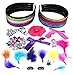 Click N' Play DIY Headband Kit, Hair Fashion DIY Arts & Crafts Kits for Girls, 10 Colorful Headband + Stylish Accessories, Girl Birthday Party, Ages 5+ (Packaging May Vary), Small