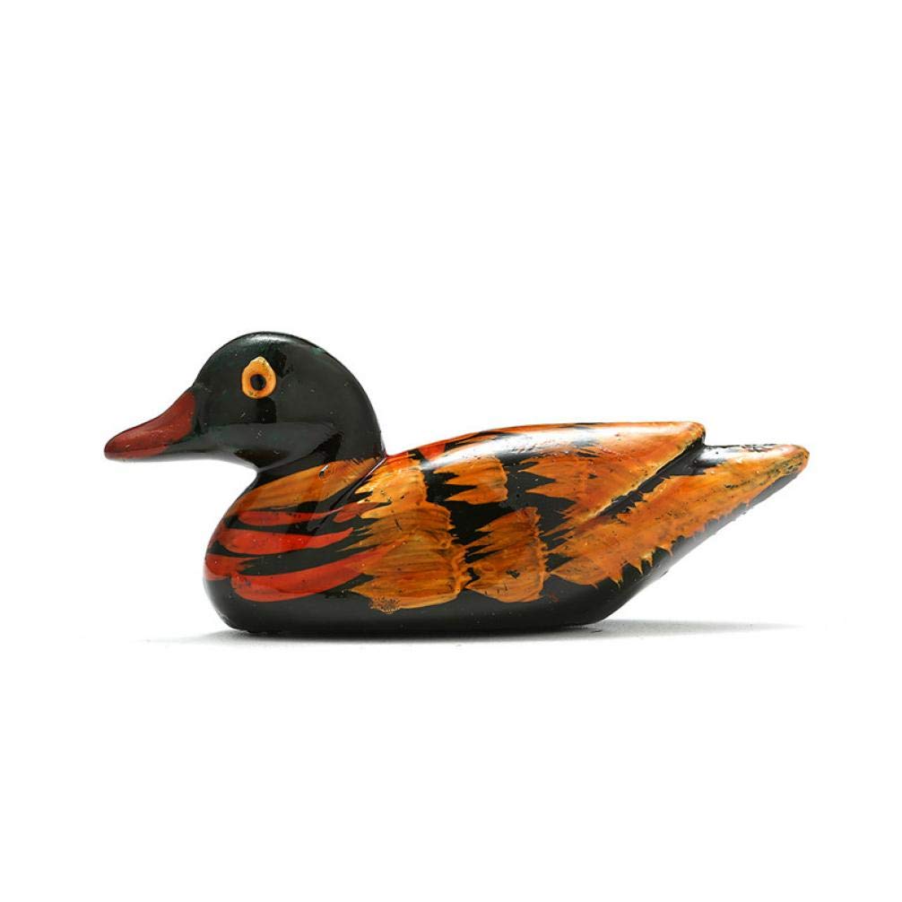 AYRSJCL 1PC Fashion Vintage Resin Pair Of Mandarin Ducks Chopstick Holder For Home Decoration Feng Shui Craft Display Ornament