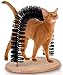 KLEEGER Cat Scratcher And Grooming Arch: Self Groomer And Massager With Catnip: No More Hair Balls And Shedding, Gentle Fur Brushing, Perfect For Playing And Scratching, Durable Construction