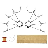 Pair of Spider Fire Fans 2inch Wick Kit - Make Your Own - Black