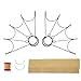 Pair of Spider Fire Fans 2inch Wick Kit - Make Your Own - Black