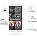 TANTEK [2-Pack Screen Protector for HTC Desire 626s/626,Tempered Glass Film,Ultra Clear,Anti Scratch,Bubble Free,Case Friendly