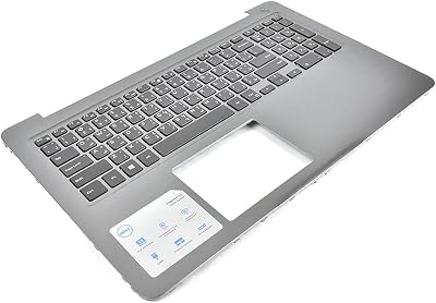 Dell Inspiron 5565 5566 5567 Palmrest Arabic Keyboard 0PT1NY 0YKN1Y Renewed