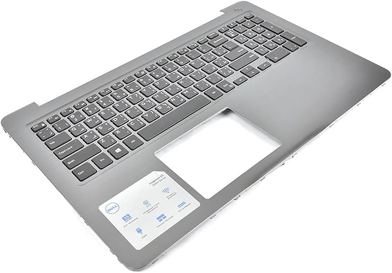 Dell Inspiron 5565 5566 5567 Palmrest Arabic Keyboard 0PT1NY 0YKN1Y Renewed