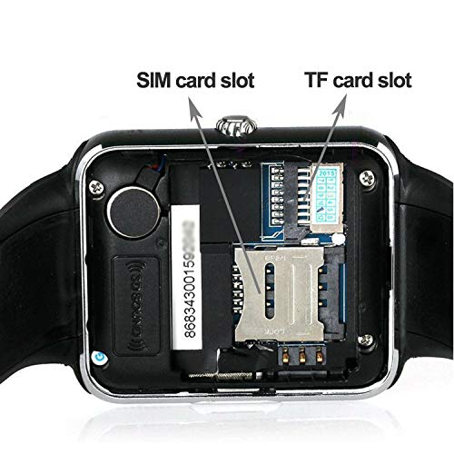 [Free SIM Card 8GB TF Card] Android Smart Watch for Men Women, Touch Screen Smart Watches Phone with Music Player Camera Pedometer Calendar, Back to School Summer Birthday Gifts - Thumbnail 6