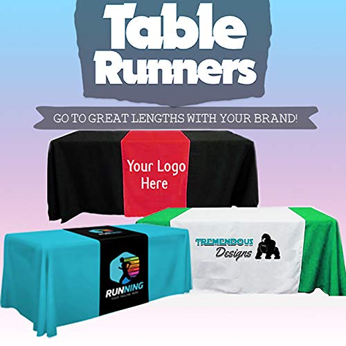 BANNER BUZZ MAKE IT VISIBLE Customize Table Runner Cloth 2' x 6' Using