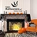 Halloween Fireplace Decoration Festive Party Supplies Lace Spiderweb Fireplace Mantle Scarf Cover Black Cobweb Fireplace Scarf Indoor Halloween Door Table Porch Decor 35x95 inch