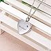 HooAMI Cremation Jewelry Birthstone Name Cremation Urn Necklace - Personalized & Custom Made (Silver Heart)