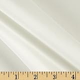 Preview Textile Group 0448195 100% Silk Chiffon Ivory Fabric by The Yard,