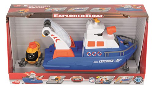 Dickie Toys Light and Sound Explorer Boat