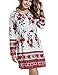 Zeagoo Women's Bohemian Style O-neck Long Sleeve Floral Casual Dress