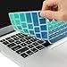 Batianda Ombre Color Keyboard Cover for MacBook Pro 13 inch Model A1708 (No Touch Bar) 2017 & 2016 Release & MacBook 12 inch A1534 Silicone Protective Skin (Gradient Green)