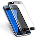 Samsung Galaxy S7 Edge Black Replacement Front Outer Lens Glass Screen CrazyFire Repair Kit with +Tools Kit+ 1 Pair Tweezers+ for G935V G935P G935F G935T G935A