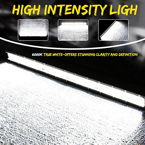 LED Light Bar 20 Inch, Swatow Industries 180W OSRAM Spot Flood Combo Slim Off Road Light Bar Dual Row Fog lights Bumper Lights Work Lights LED Driving Lights for Truck SUV UTV ATV Boat - 2 Yr Warranty - Thumbnail 2