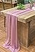 Ling's Moment 10Ft Mauve Sheer Chiffon Like Table Runner for Wedding Rustic Boho Wedding Party Bridal Shower Decorations Birthday Party