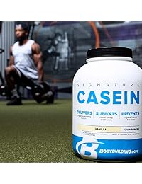 Bodybuilding Signature Caseína Proteína en polvo | Chocolate de liberación lenta Micellar...