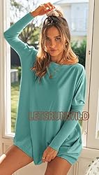 LETSRUNWILD Tunic Tops to Wear with Leggings Fall