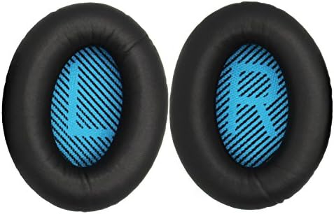 TEEMADE Replacement Earpads Ear Cushion Kit for Bose QuietComfort QC15/QC2/QC25/AE2/AE2i/AE2w/Sound Ture/Sound Link (Around-Ear Only) (QC25 Black)
