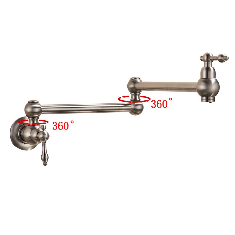 Best Wall Mount Kitchen Faucet Nickel