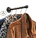 DIY CARTEL Industrial Pipe Wall Mount Faceout Clothing & Garment Rack Hardware ONLY - Perfect for Retail Display, Organizing, Laundry (12 - Inch Faceout)