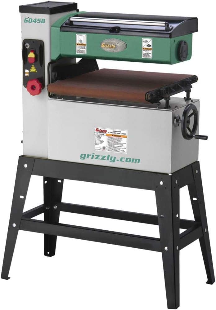 Grizzly G0458 1.5Hp SinglePhase Open End Drum Sander, 18Inch Amazon