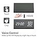 Greenvida SWEET-618 Wooden Alarm Clock,Digital Clock With 3 Levels Adjustable Brightness 3 Groups of Alarm Time,Triangle USB/4AAA Battery Powered Sound-Controlled, Displays Time Date Temperature and H
