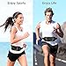 iTECHOR Waist Pack, Sport Running Belt, Water Resistant Fanny Pack Fits iPhone 6/6S Plus, Adjustable Band for Men and Women, Black