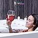Unique Jumbo Giant Wine Glass - Big Extra Large Size 750 ml Party Drink Dispenser Cool Fancy Bar Drinking Glasses Elegant Beverage Goblet for Occasions -Holds Full Bottle of Wine by Perfect Life Ideas