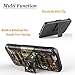 iPhone 5 / 5S / SE Case, Circlemalls [Combo Holster] Built-in Kickstand Bundled with [HD Screen Protector] Hybird Shockproof and Stylus Pen for iPhone 5 / iPhone 5S / iPhone SE (Camo)