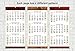 2019 Wall Calendar (Runs from November 2018 Through January 2020), 3 Month View, 13