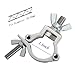 Stage Light Clamp (4pcs) Aluminum Mounting 1-1/4 to 1-3/8inch (33-35mm) OD Tubing/Pipe for Led Par Light Max Load 165lb