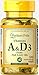 Puritan's Pride Vitamins A & D 5000/400 IU-100 Softgels