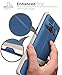 Galaxy S8 Case, Vena [vAllure] Wave Texture [Bumper Frame][CornerGuard Shockproof | Strong Grip] Slim Hybrid Cover for Samsung Galaxy S8 (Gold/Navy Blue)