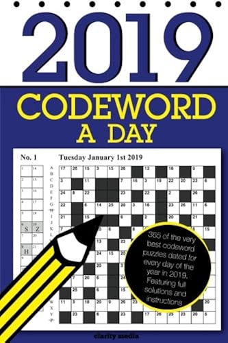 Download Codeword a Day 2019: 365 dated codeword puzzles PDF