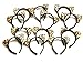 Headband Shiny Hair Hoops Cute Fluffy Hair Accessories for Women Girls Daily Wearing & Party Favor Decoration (12 Cheetah Ear)