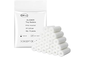 B RUSH 20 Pcs Chewie For Invisalign Aligners, Aligner Tray Seaters For Invisible Braces, Dental Aligner Trays Seater Chewie, Orthodontic Aligners Teeth Chompers Unscented Flavor Pack Of 2 (Unscented)