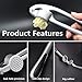 JuneLady Garlic Press Mincer and Crusher Professional Heavy Soft Handled Squeezer