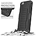 iPhone 5s Belt Case, VAKO iPhone 5 5s Shell Holster Combo case, Locking Belt Swivel Clip Kickstand Cover for iPhone 5 5s 5SE