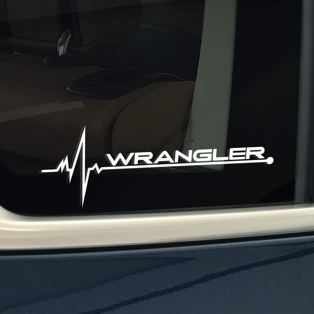 2PCS/Set Car Stickers Side Window Decal For Jeep Accessories (For Wrangler)