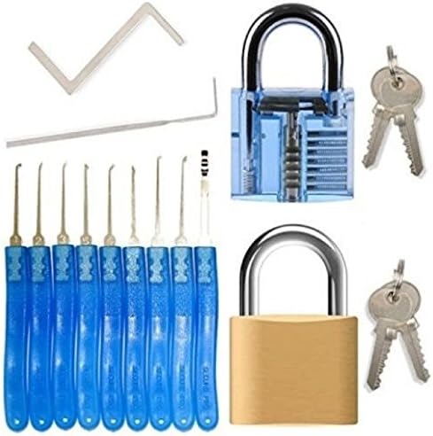 11 Pieces Hardware Tools with 2 pcs PadlockFor Beginners and Professionals